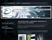 Tablet Screenshot of hulis-electricite.com
